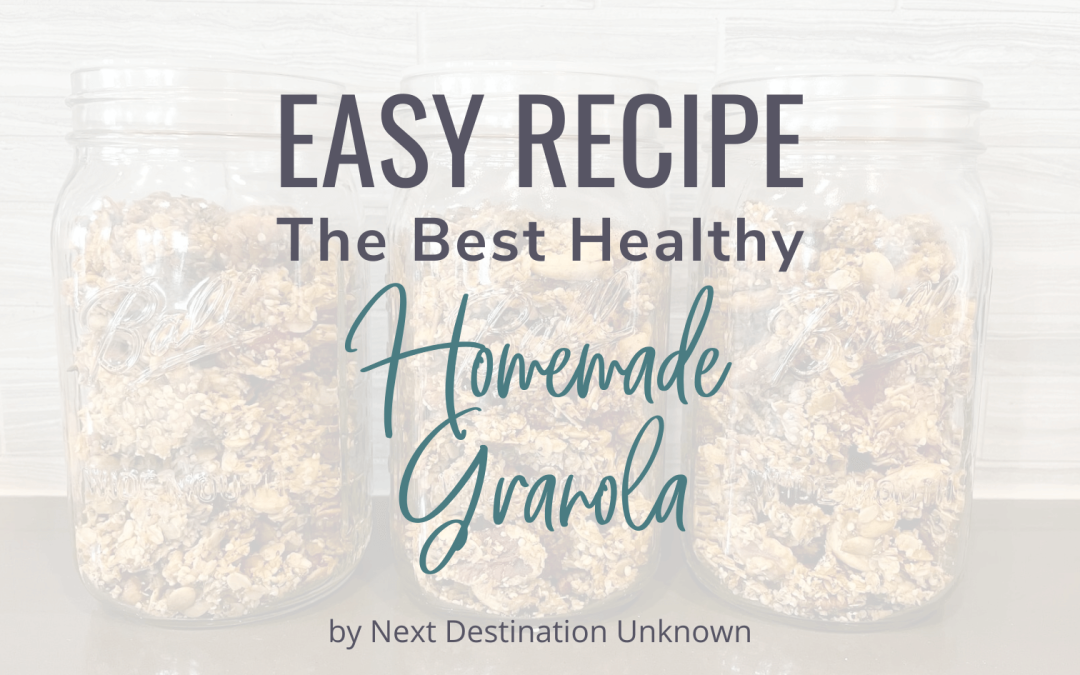 Easy, Tasty + Healthy Homemade Granola Recipe – You’ll Never Buy Granola Again!