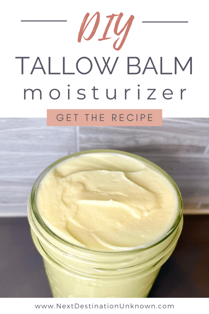 DIY Tallow Balm Moisturizer Recipe