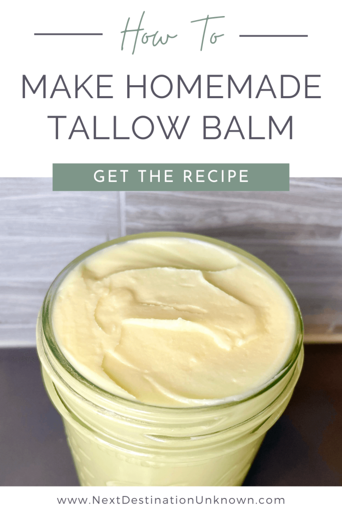 How To Make Homemade Tallow Balm Recipe