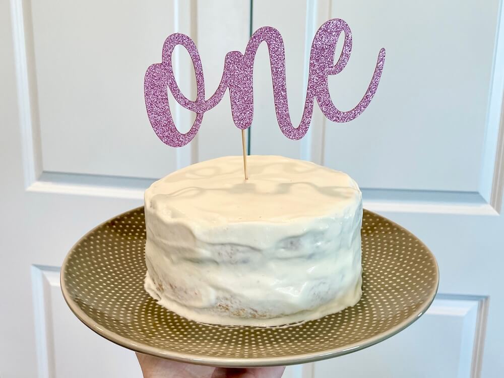 Baby's First Birthday Healthy Smash Cake Recipe