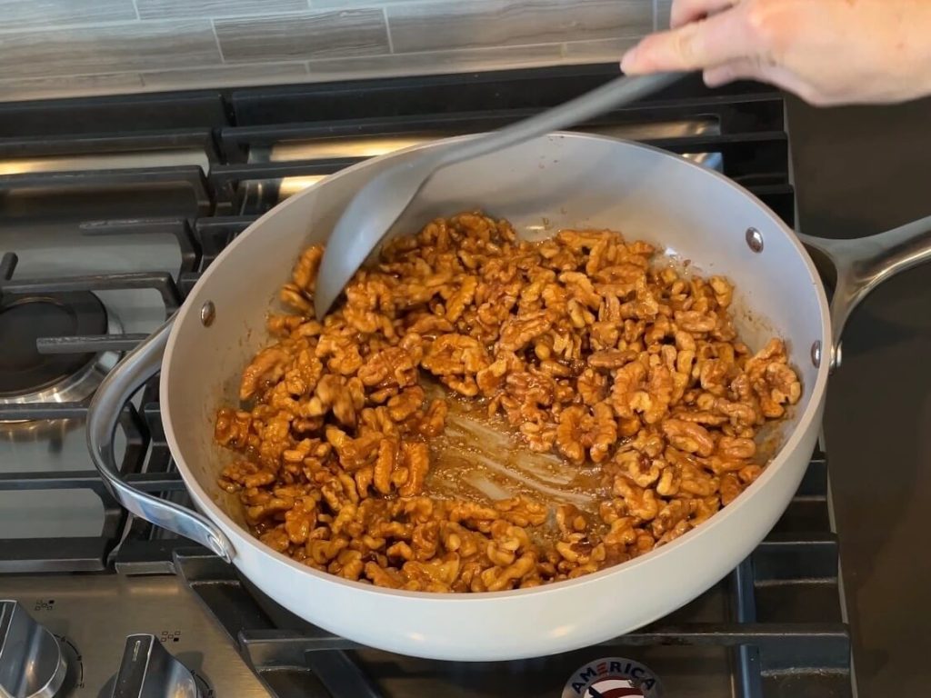 Making Healthy Candied Walnuts Recipe