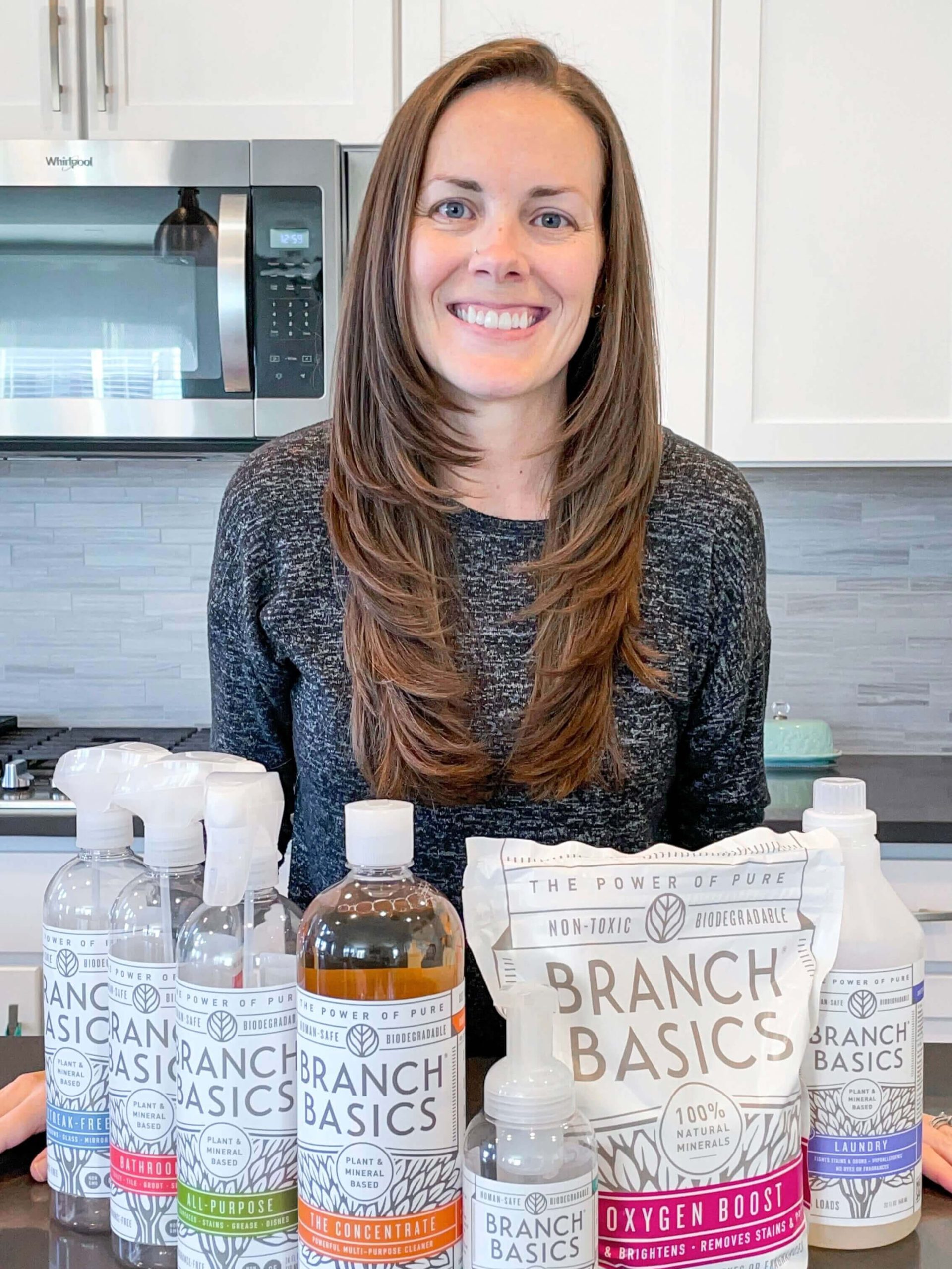 Briana of Well Life Mama with Branch Basics for Clean Living