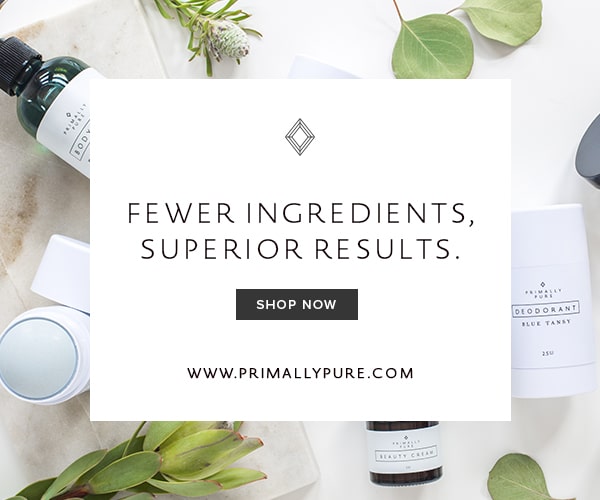 Try natural skincare with 10% off Primally Pure!