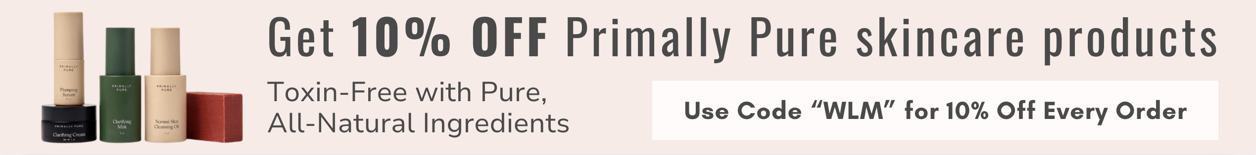 10% Off Primally Pure | Primally Pure Discount for Natural Skincare