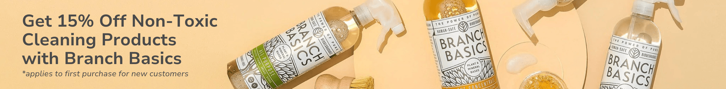 15% Off Branch Basics | Branch Basics Discount for Non-Toxic Cleaning Products